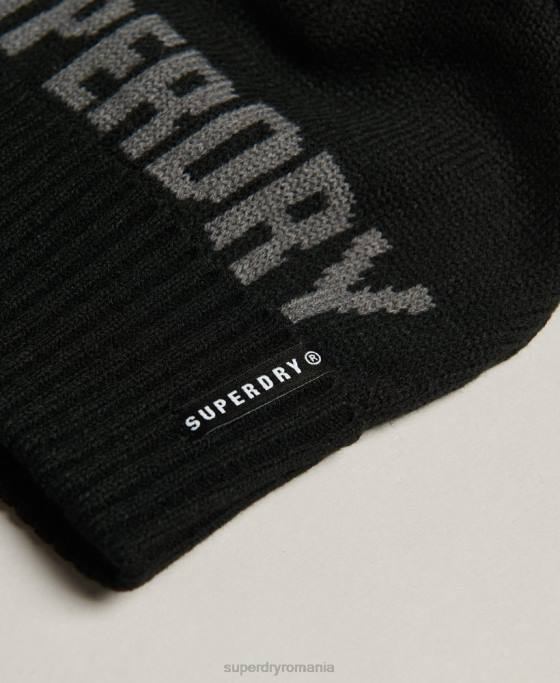 Superdry cască de zăpadă accesorii negru femei JX0Z4108
