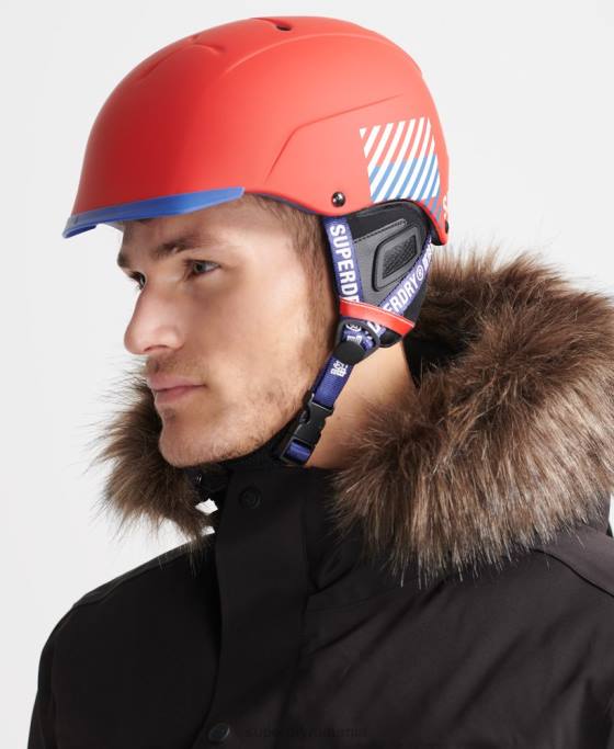 Superdry cebe concurs visor ultimate cască accesorii roșu bărbați JX0Z1402