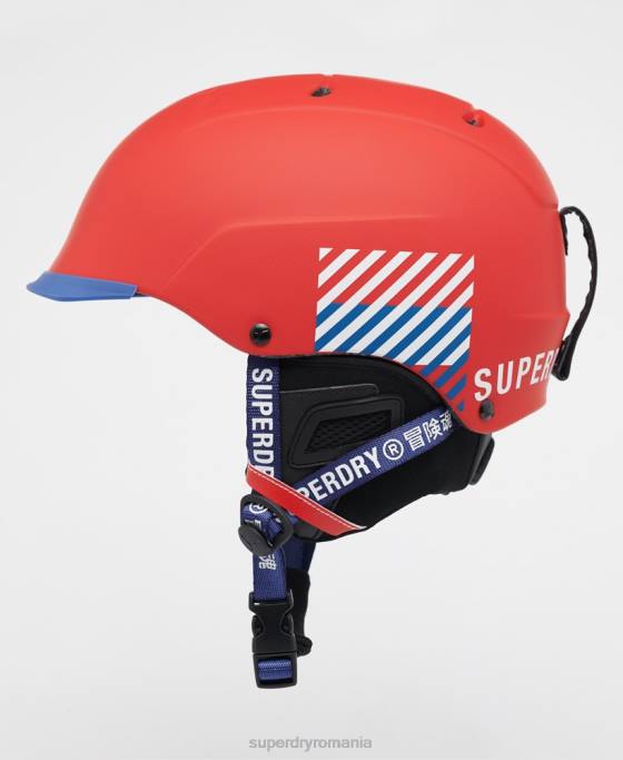 Superdry cebe concurs visor ultimate cască accesorii roșu bărbați JX0Z1402