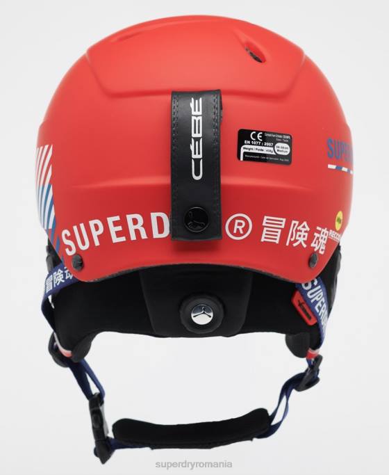 Superdry cebe concurs visor ultimate cască accesorii roșu bărbați JX0Z1402