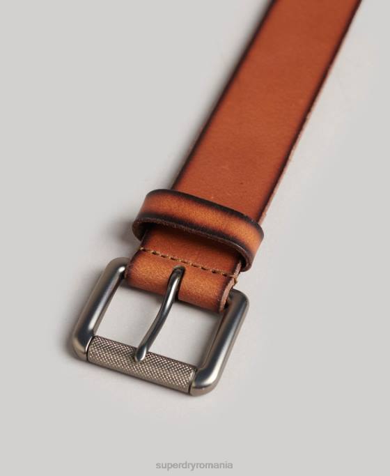 Superdry centura badgeman accesorii bronzat bărbați JX0Z1844