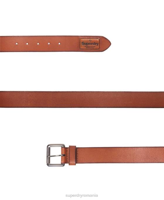 Superdry centura badgeman accesorii bronzat bărbați JX0Z1872