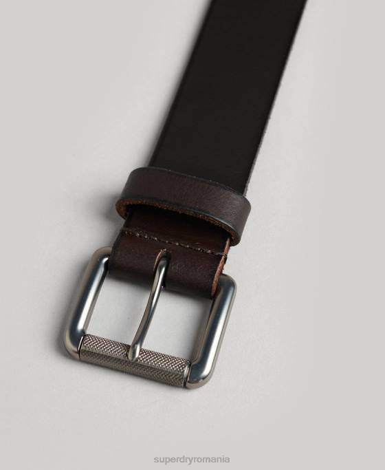 Superdry centura badgeman accesorii maro bărbați JX0Z1593