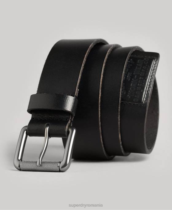 Superdry centura badgeman accesorii negru bărbați JX0Z1870