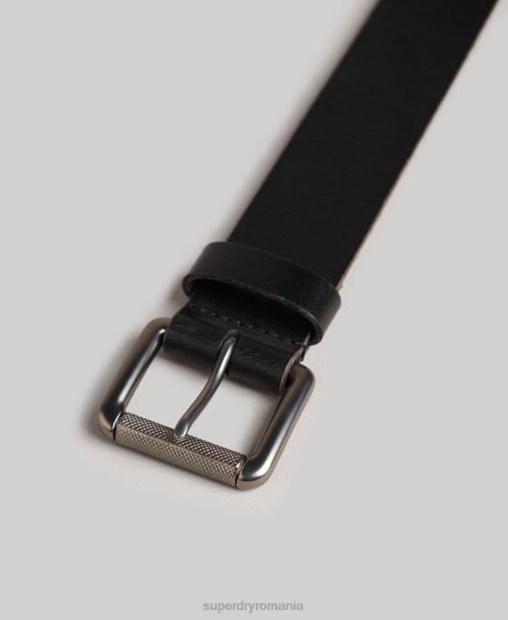 Superdry centura badgeman accesorii negru bărbați JX0Z1870