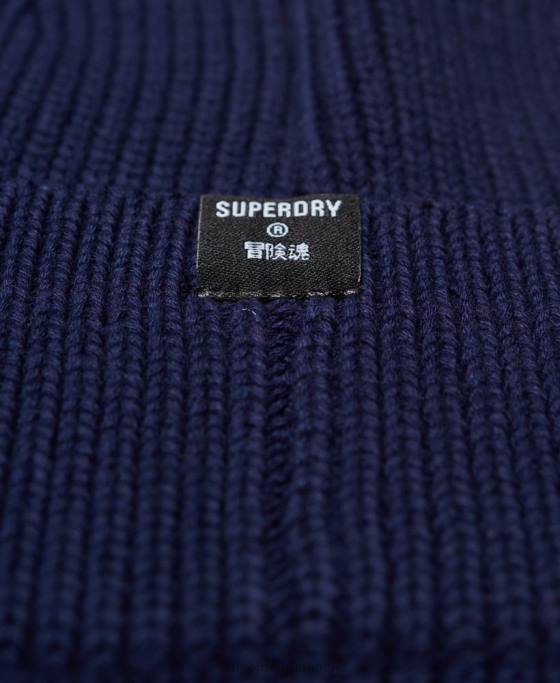 Superdry cod beanie accesorii marina bărbați JX0Z1793