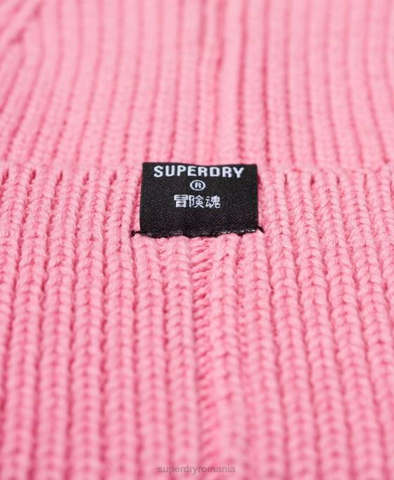 Superdry cod beanie accesorii roz bărbați JX0Z6406