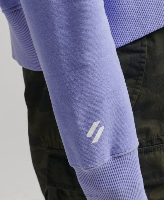 Superdry cod core sport crop box hanorac îmbrăcăminte Violet femei JX0Z6071