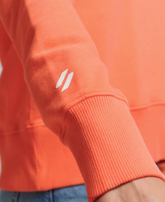 Superdry cod core sport crop box hanorac îmbrăcăminte roz femei JX0Z5937