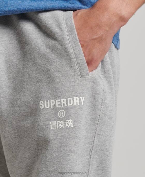 Superdry cod core sport joggeri îmbrăcăminte gri bărbați JX0Z6361