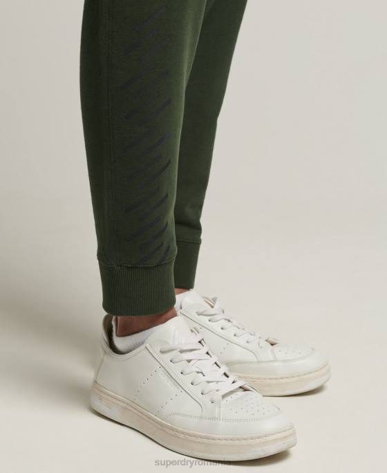Superdry cod core sport joggeri îmbrăcăminte kaki bărbați JX0Z6417