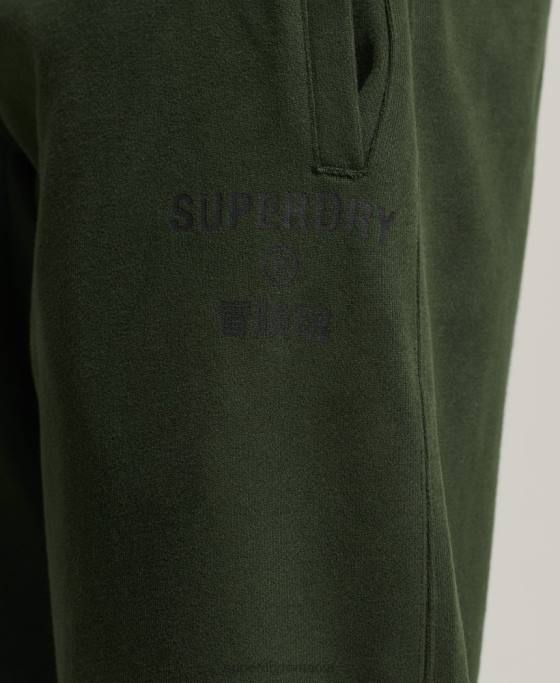 Superdry cod core sport joggeri îmbrăcăminte kaki bărbați JX0Z6417