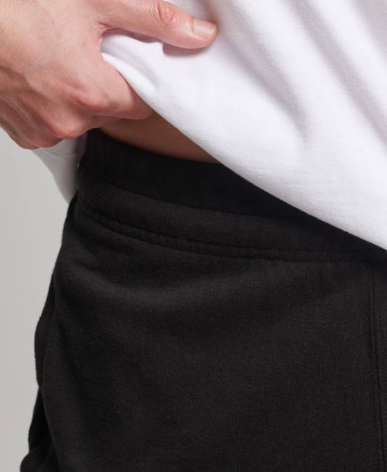 Superdry cod core sport joggeri îmbrăcăminte negru bărbați JX0Z6377