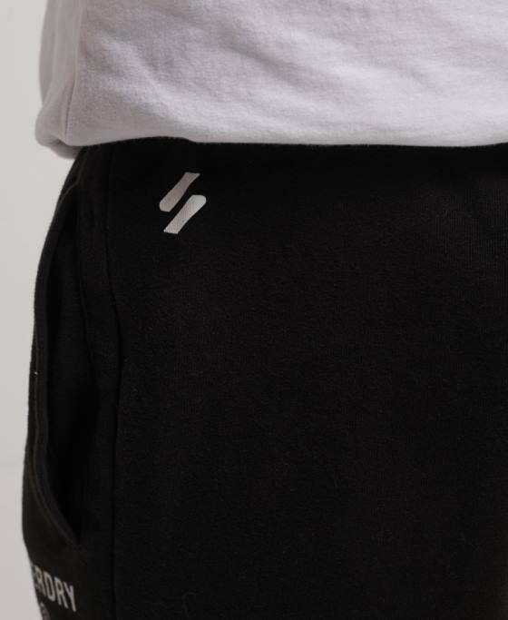 Superdry cod core sport joggeri îmbrăcăminte negru bărbați JX0Z6377