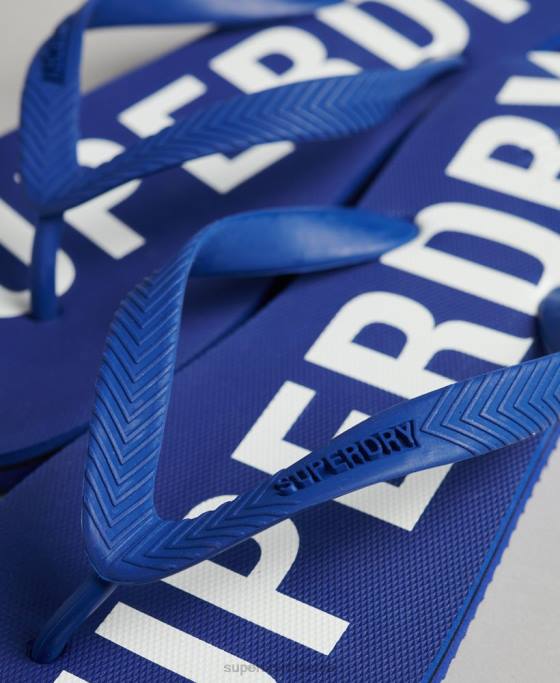 Superdry cod esențial șlapi pantofi albastru bărbați JX0Z1928