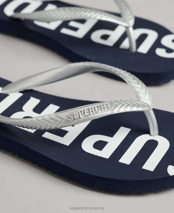 Superdry cod esențial șlapi pantofi marina femei JX0Z4412