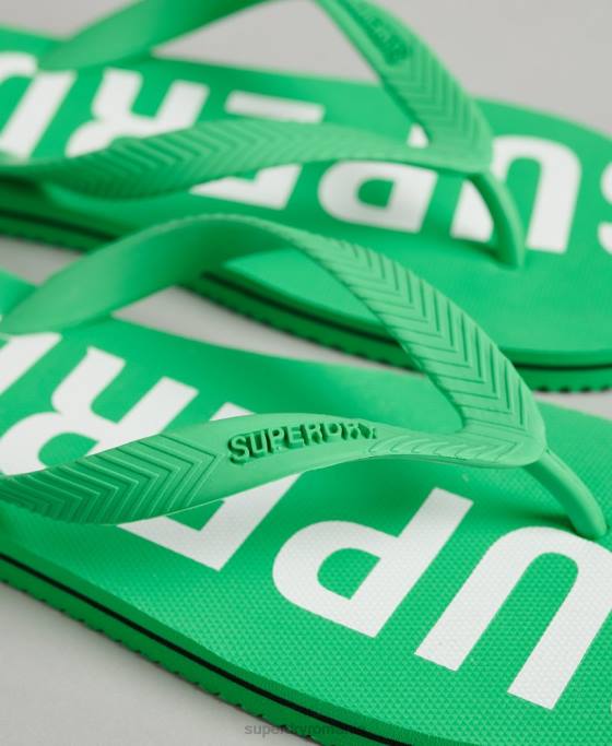 Superdry cod esențial șlapi pantofi verde bărbați JX0Z1932