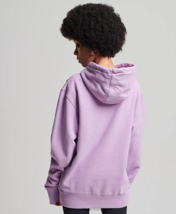 Superdry cod liniar hanorac largi îmbrăcăminte Violet femei JX0Z3438
