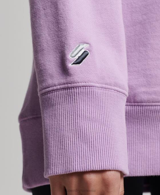 Superdry cod liniar hanorac largi îmbrăcăminte Violet femei JX0Z3438