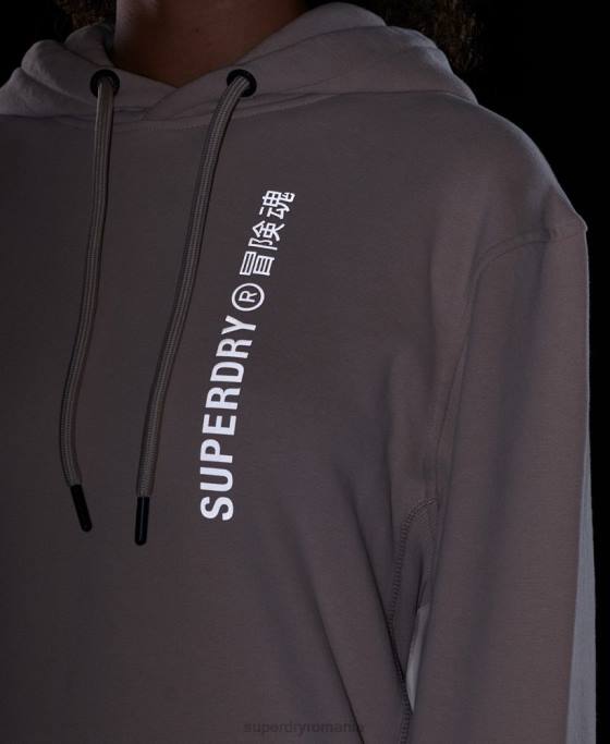 Superdry cod liniar hanorac largi îmbrăcăminte bej femei JX0Z5889