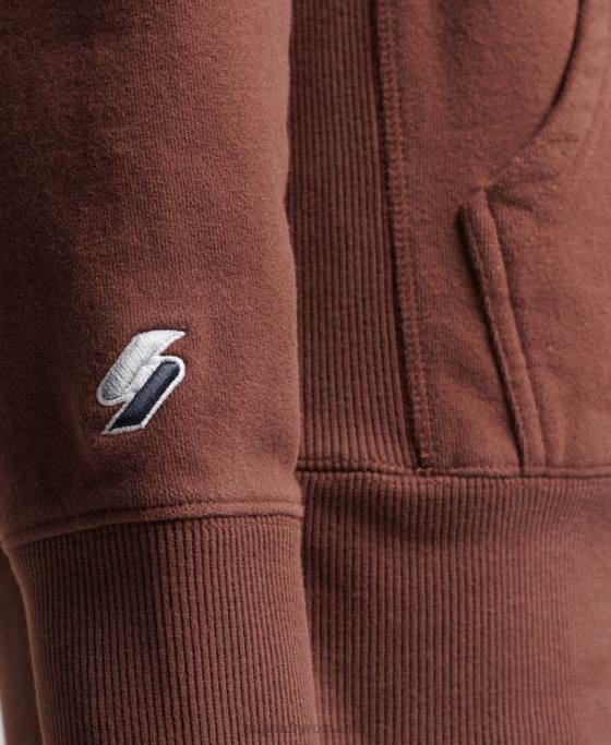 Superdry cod liniar hanorac largi îmbrăcăminte maro femei JX0Z5882