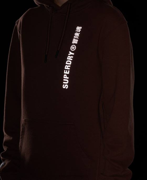 Superdry cod liniar hanorac largi îmbrăcăminte maro femei JX0Z5882