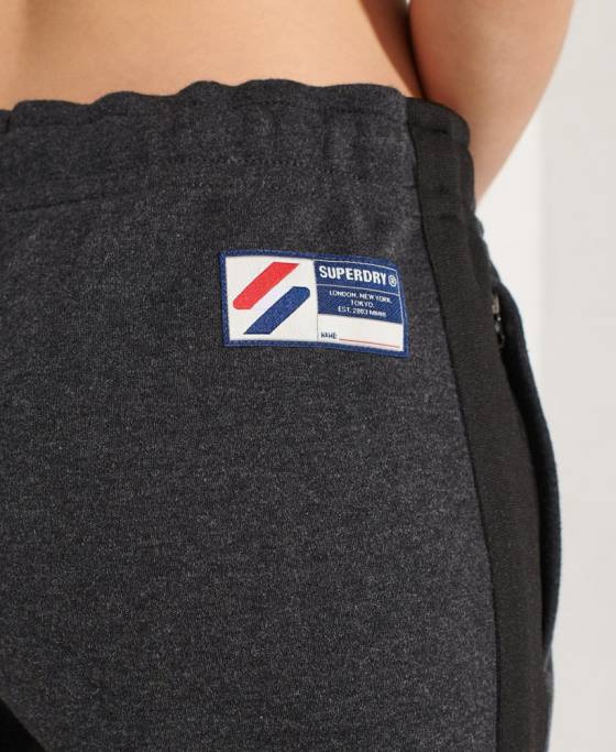 Superdry cod pantaloni de sport îmbrăcăminte gri inchis femei JX0Z6605