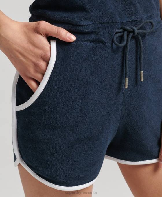 Superdry costum de joacă cu prosop de epocă îmbrăcăminte marina femei JX0Z4100