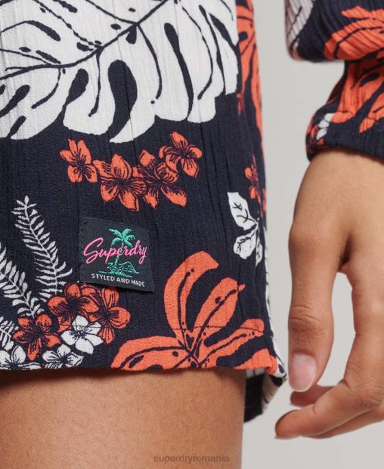 Superdry costum de plajă de epocă îmbrăcăminte marina femei JX0Z4098