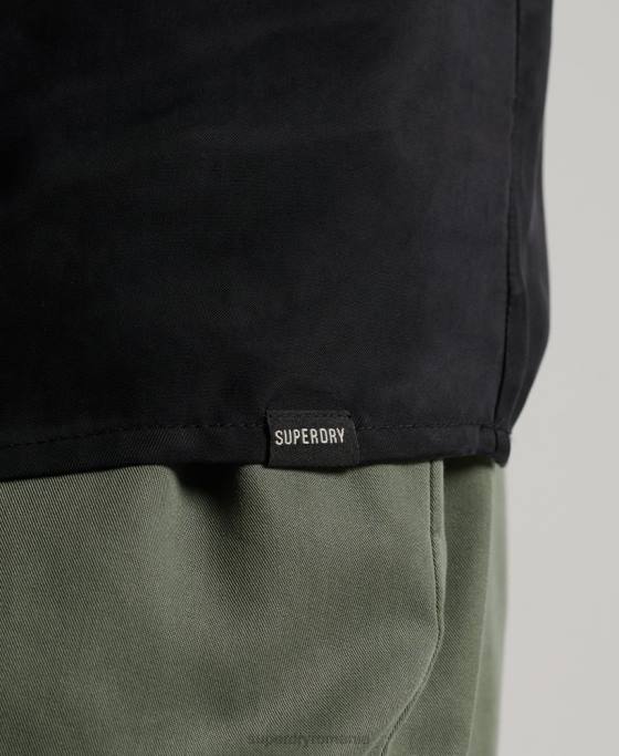 Superdry cupro cu bretele cami top îmbrăcăminte negru femei JX0Z3046