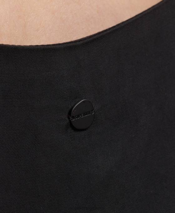 Superdry cupro cu bretele cami top îmbrăcăminte negru femei JX0Z3046