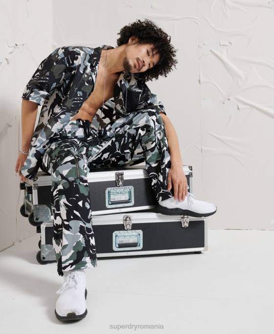 Superdry cămașă cu distopie energetică îmbrăcăminte multi bărbați JX0Z220