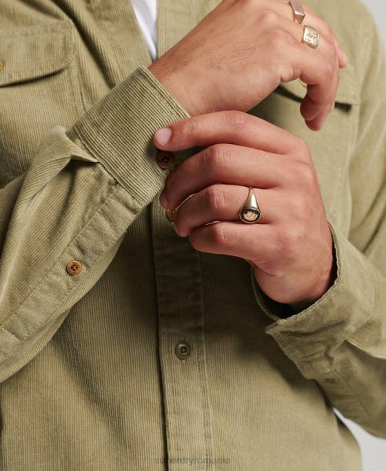 Superdry cămașă din șnur trailsman îmbrăcăminte bronzat bărbați JX0Z234