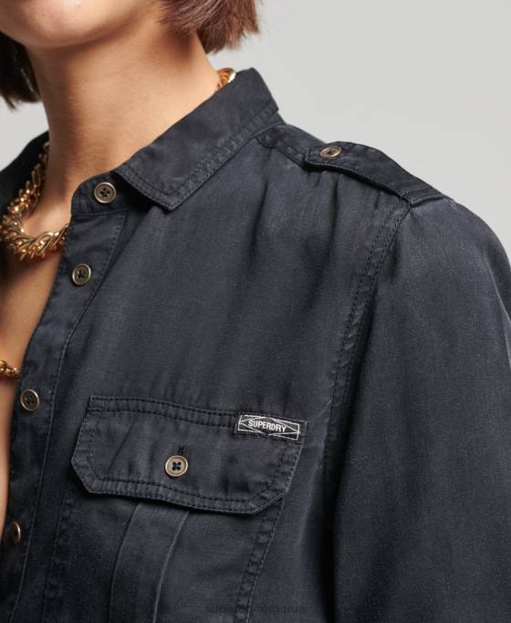 Superdry cămașă militară îmbrăcăminte maro femei JX0Z3004