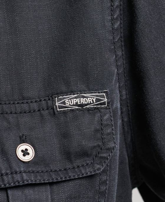 Superdry cămașă militară îmbrăcăminte maro femei JX0Z3004