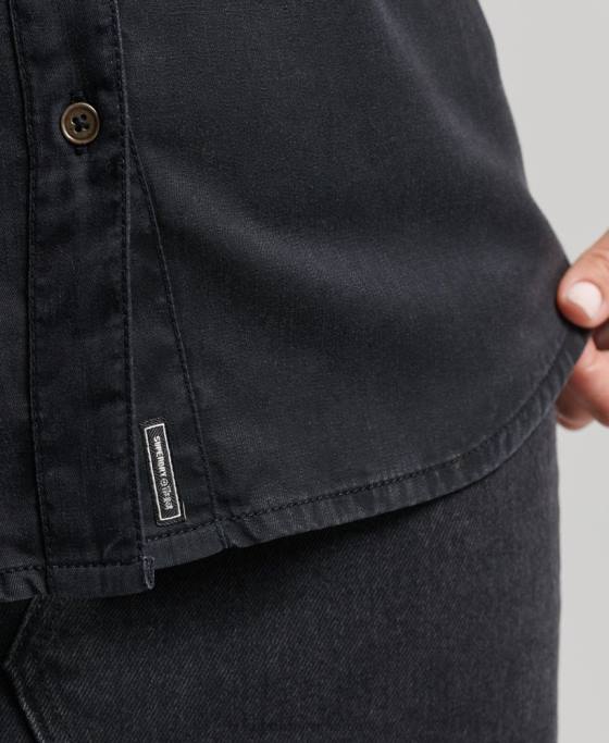 Superdry cămașă militară îmbrăcăminte maro femei JX0Z3004