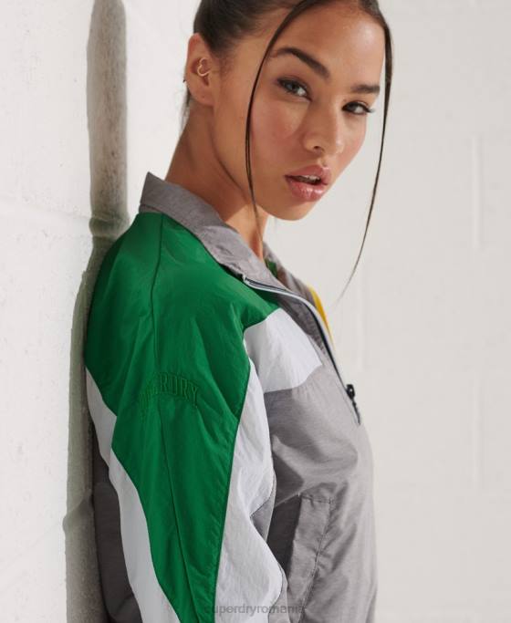 Superdry dolman deasupra căii de sus îmbrăcăminte gri femei JX0Z5645