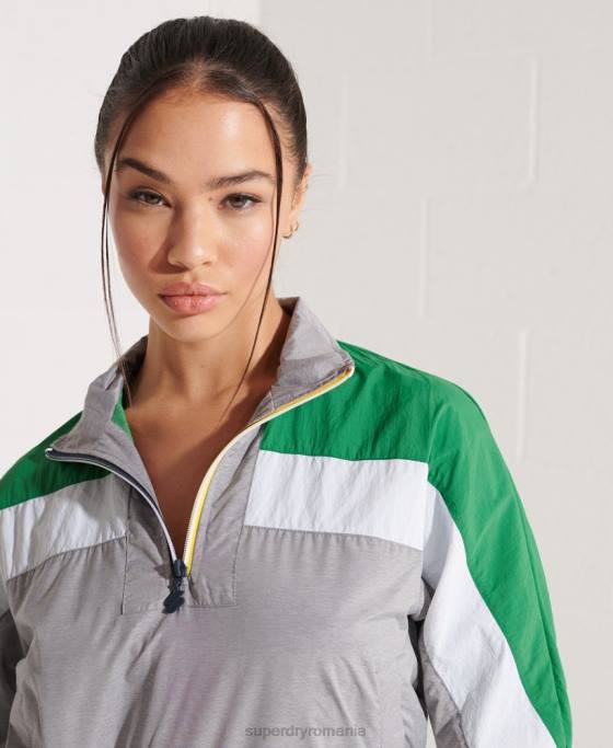 Superdry dolman deasupra căii de sus îmbrăcăminte gri femei JX0Z5645
