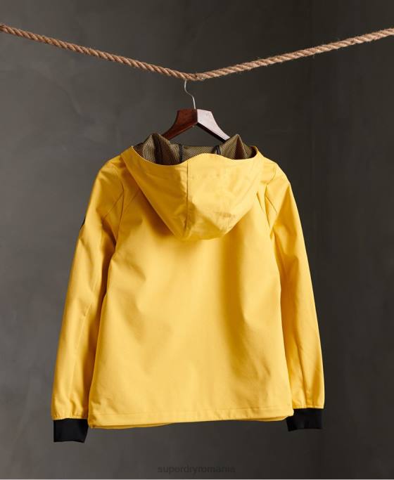 Superdry echo beach cagoule îmbrăcăminte galben femei JX0Z5608