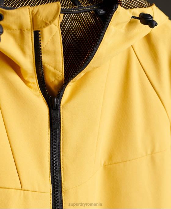 Superdry echo beach cagoule îmbrăcăminte galben femei JX0Z5608