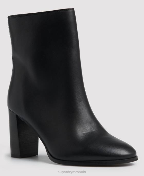 Superdry editează cizmele înalte elegante pantofi negru femei JX0Z4428