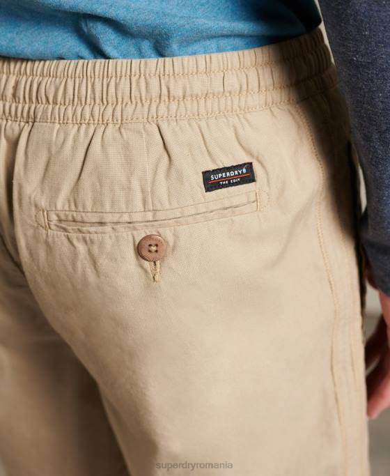 Superdry editează pantaloni scurți cu șnur conic îmbrăcăminte bronzat bărbați JX0Z383