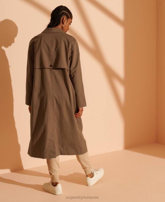 Superdry ediție limitată clasic mac îmbrăcăminte maro femei JX0Z5692