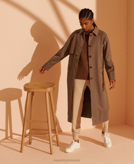 Superdry ediție limitată clasic mac îmbrăcăminte maro femei JX0Z5692