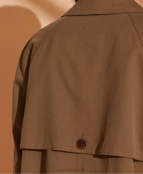 Superdry ediție limitată clasic mac îmbrăcăminte maro femei JX0Z5692