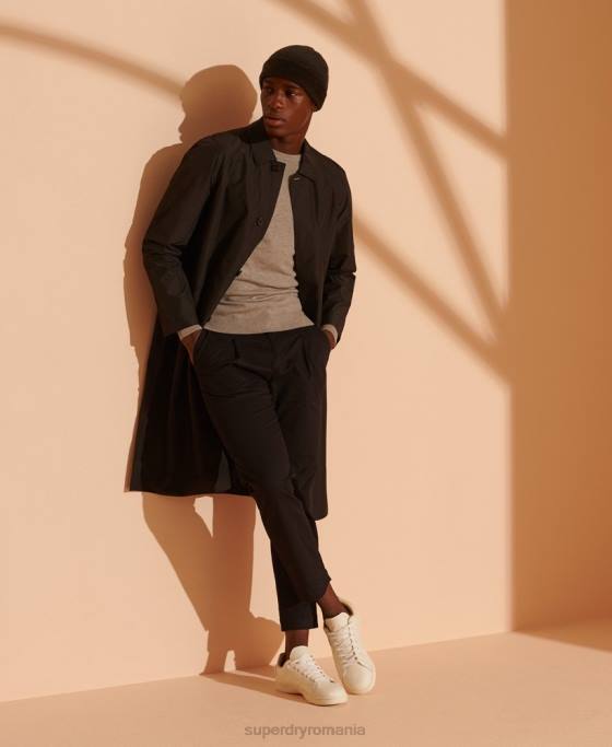 Superdry ediție limitată tech mac îmbrăcăminte negru bărbați JX0Z4759