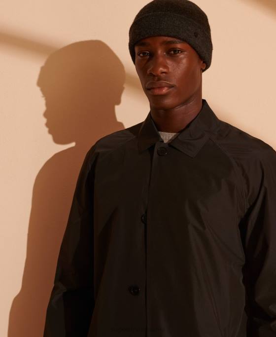 Superdry ediție limitată tech mac îmbrăcăminte negru bărbați JX0Z4759