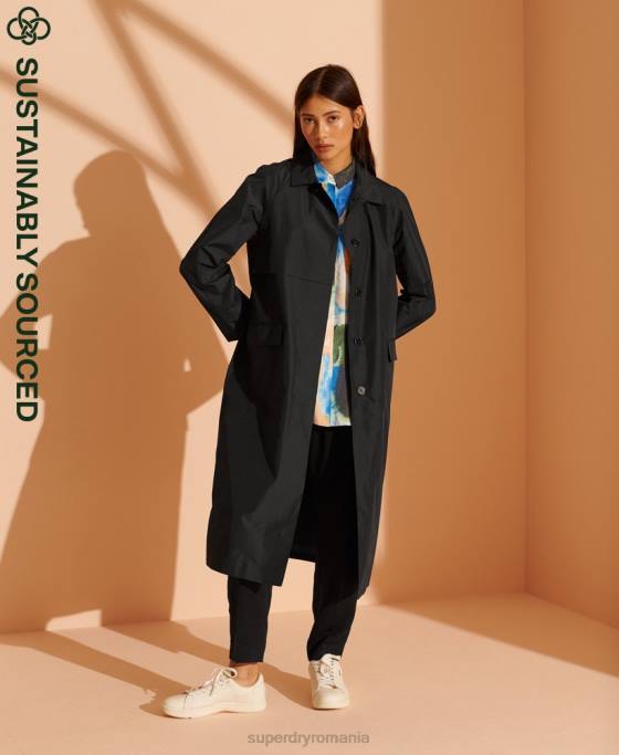 Superdry ediție limitată tech mac îmbrăcăminte negru femei JX0Z3843