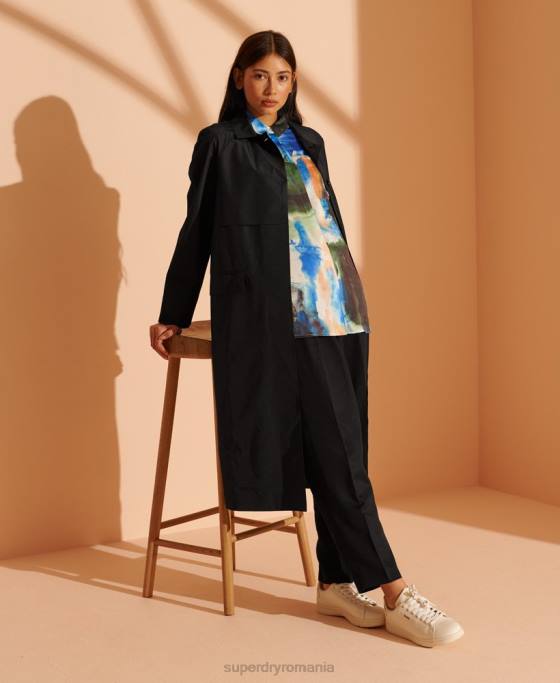 Superdry ediție limitată tech mac îmbrăcăminte negru femei JX0Z3843