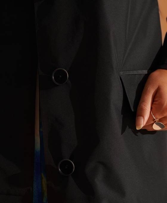 Superdry ediție limitată tech mac îmbrăcăminte negru femei JX0Z3843